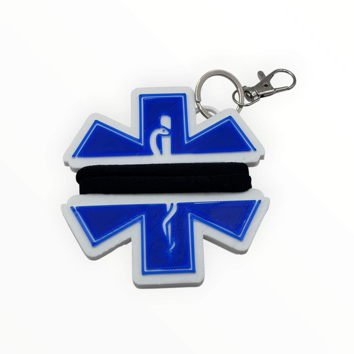 EMS Hair Tie Holder Keychain
