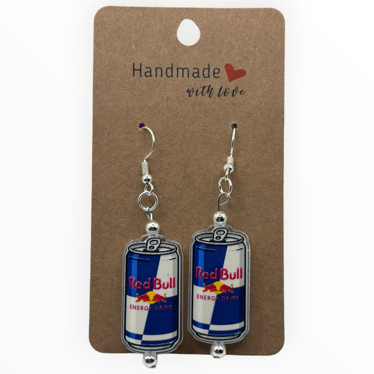 Energy Drink Can Acrylic Earrings