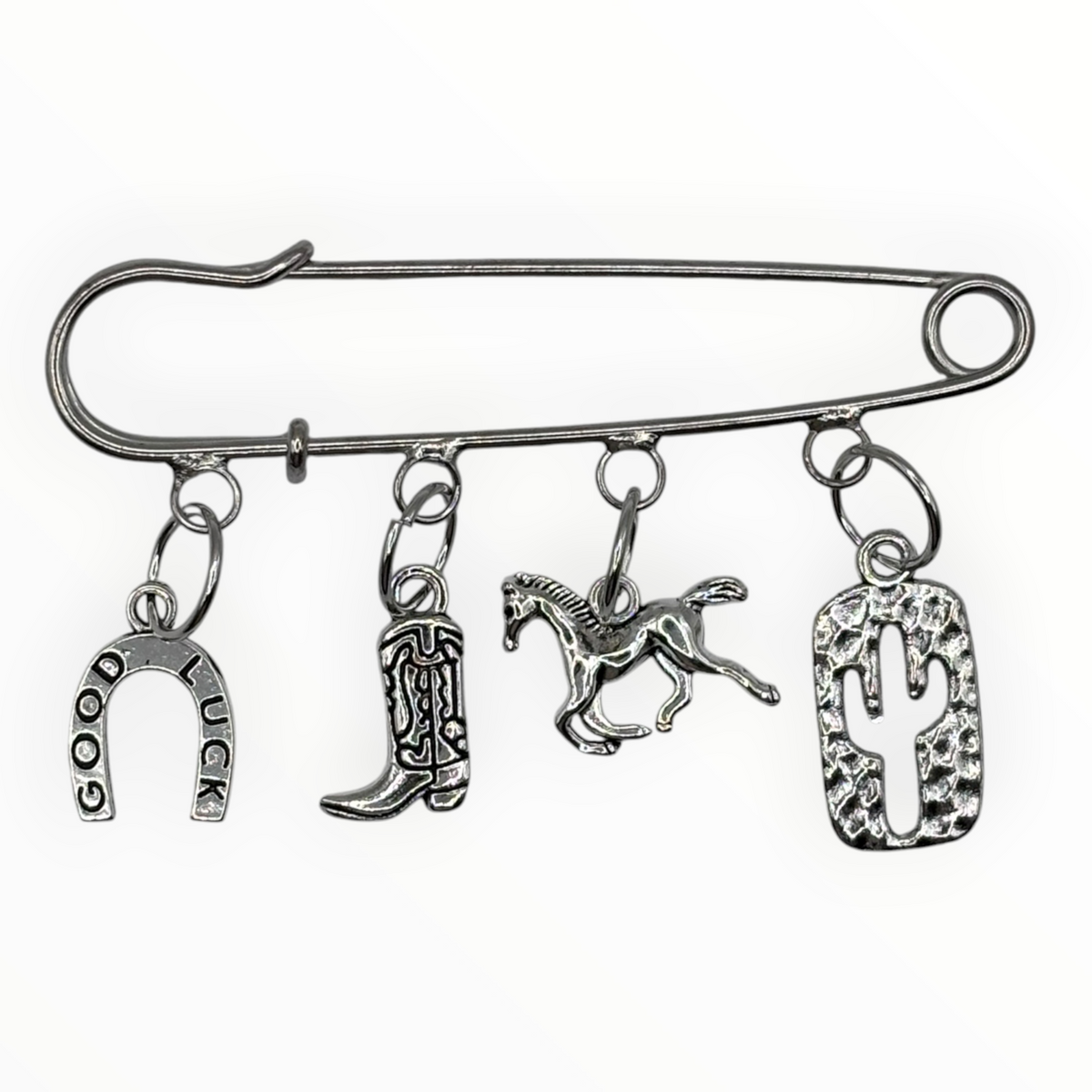 Western Cowboy Charm Pin