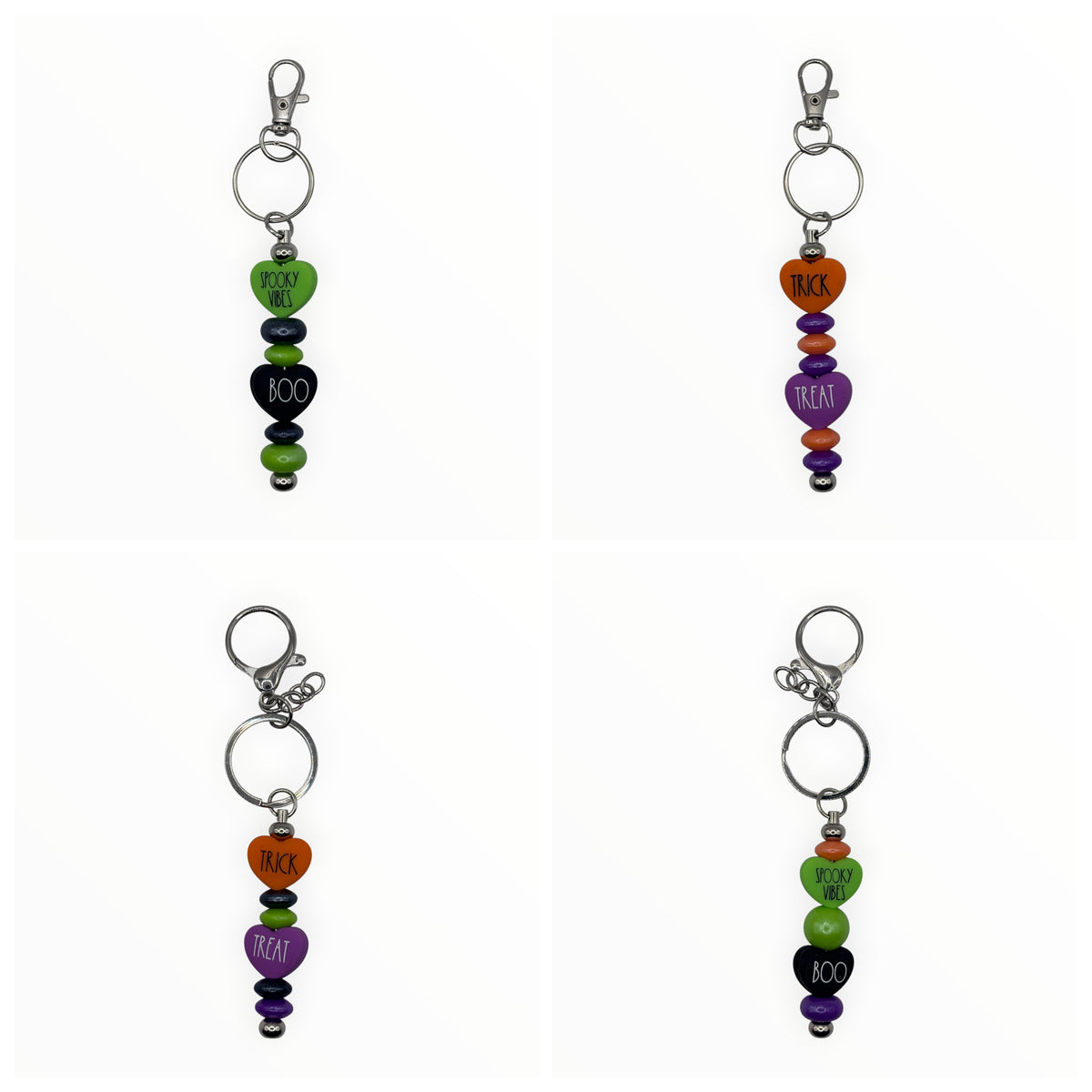 Noah’s Nook Spooky Hearts Keychain