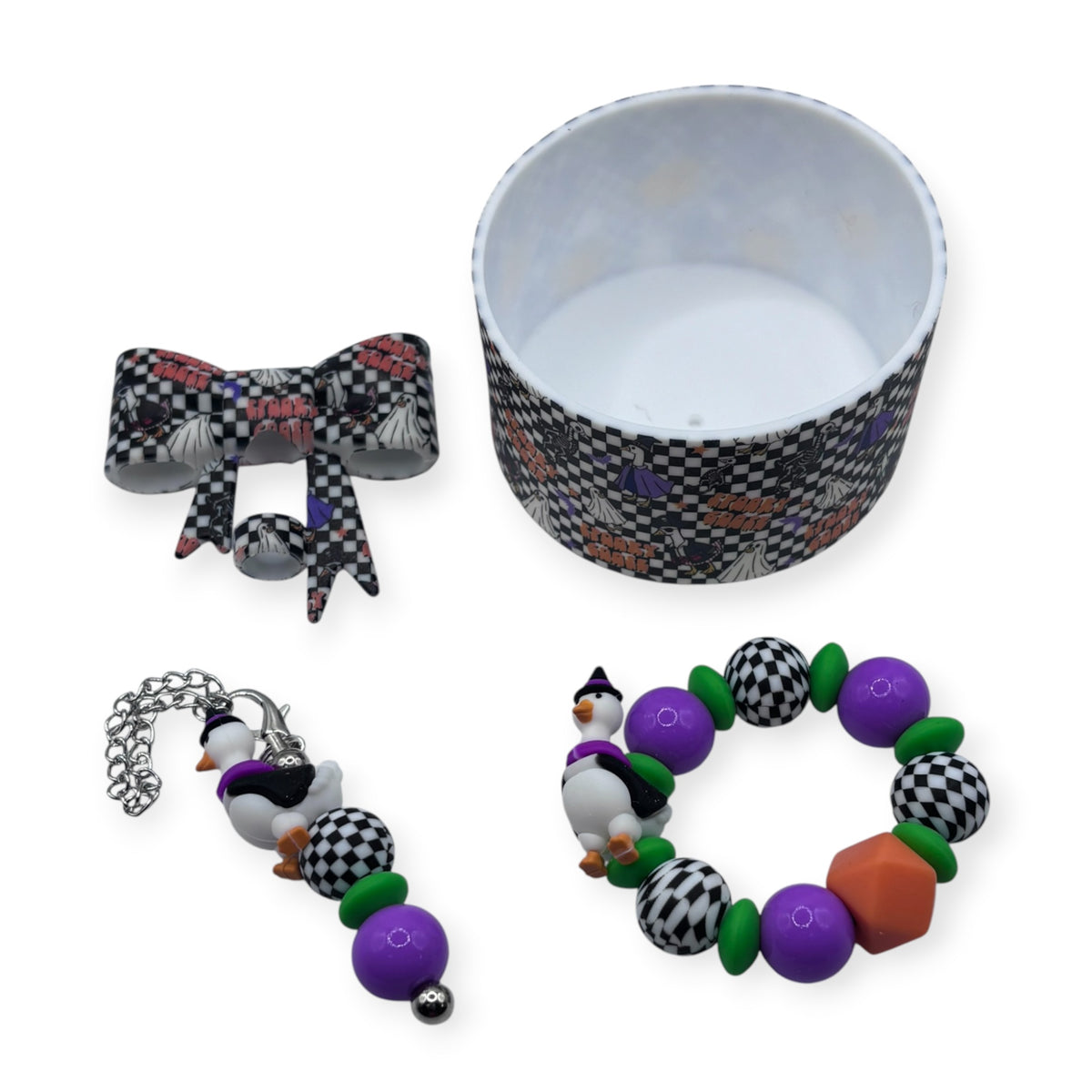 Spooky Goose Tumbler Accessory Set