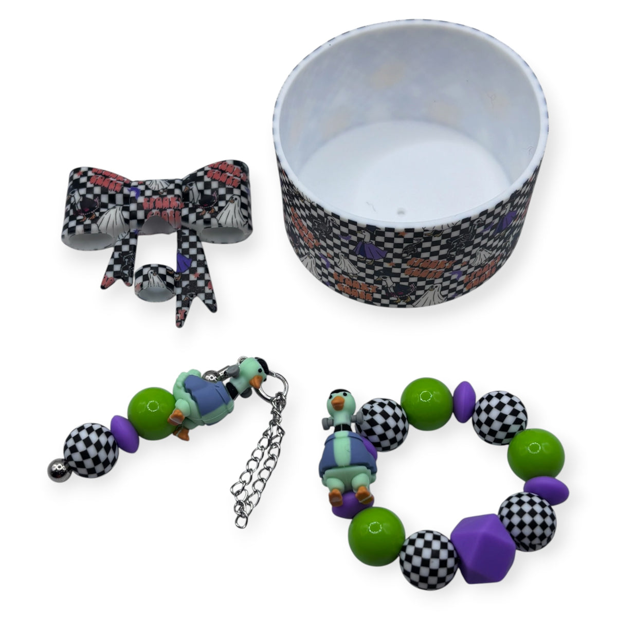 Spooky Goose Tumbler Accessory Set