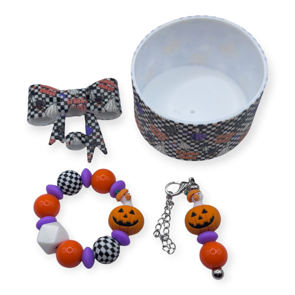 Spooky Goose Tumbler Accessory Set