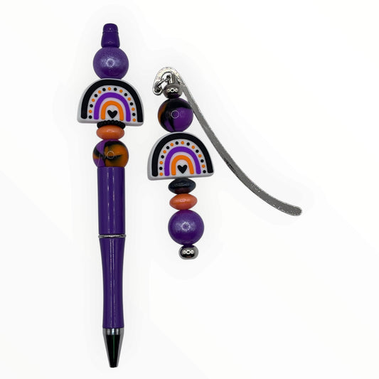 Spooky Rainbow Pen & Bookmark Bundle