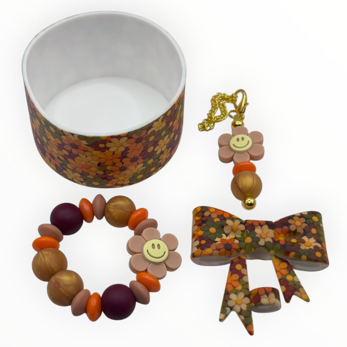Autumn Smiles Tumbler Accessory Set
