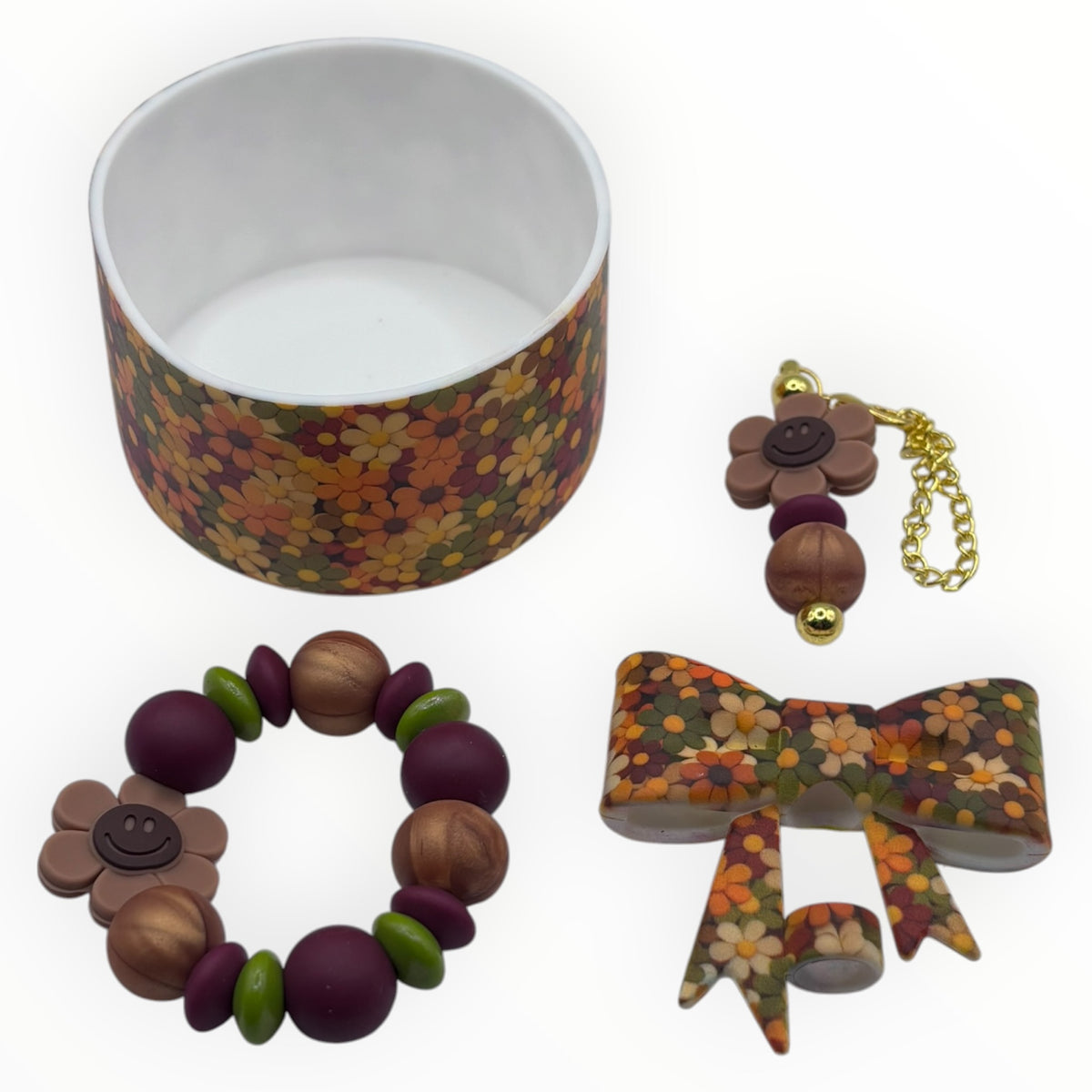 Autumn Smiles Tumbler Accessory Set