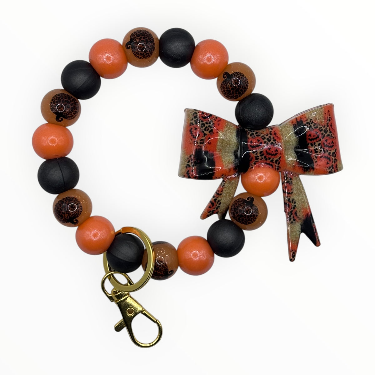 Wild Pumpkin Wristlet