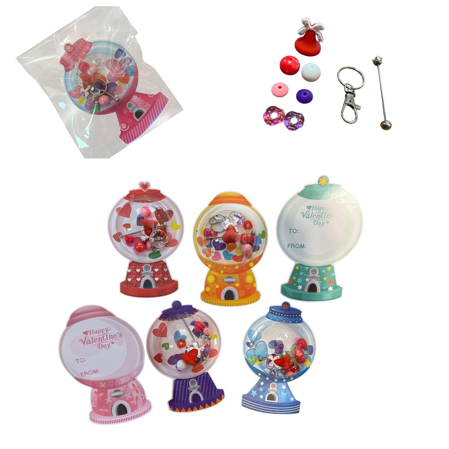 DIY Beaded Valentine Kits