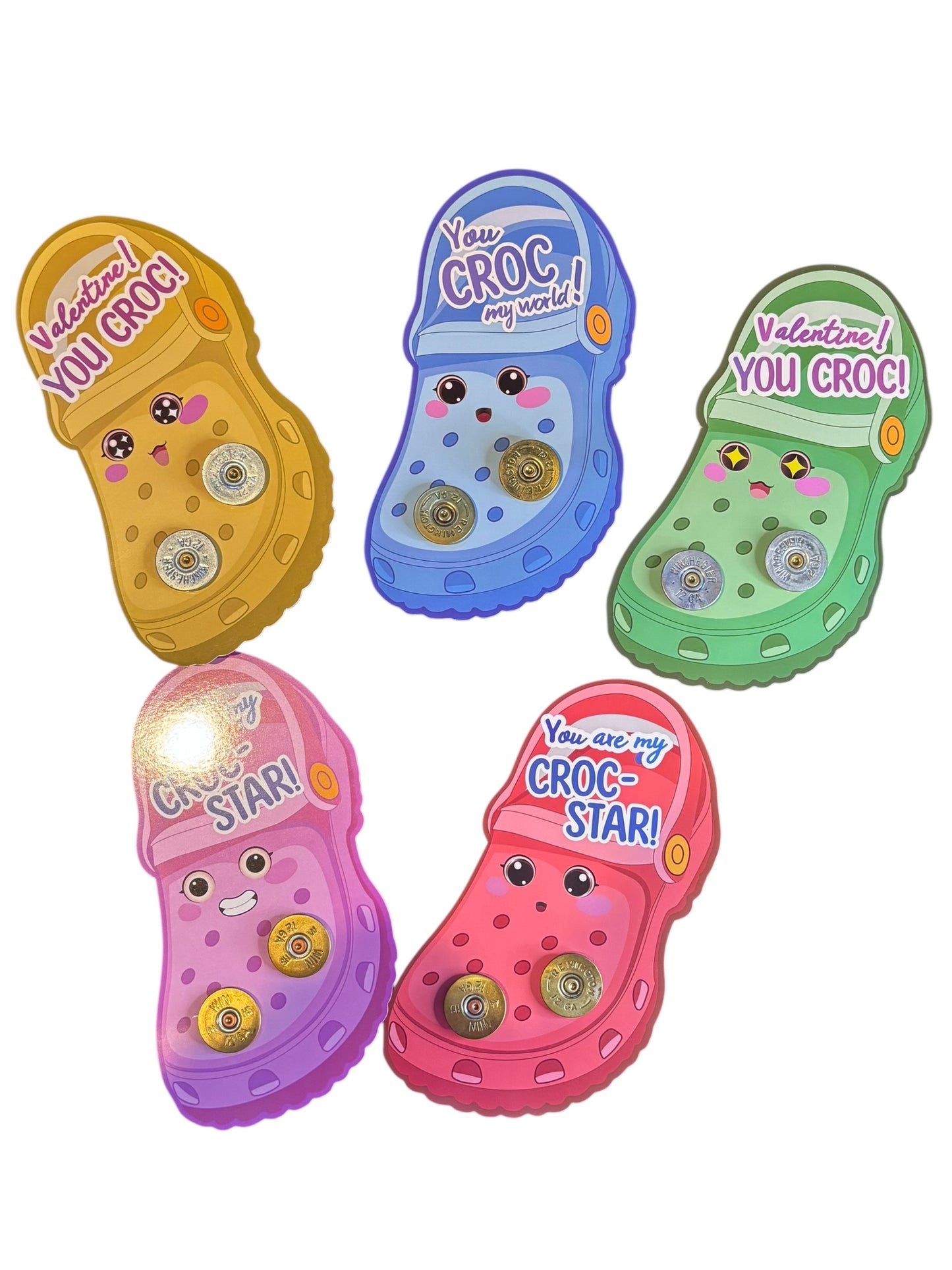 Valentine Cards with Croc-Style Charms