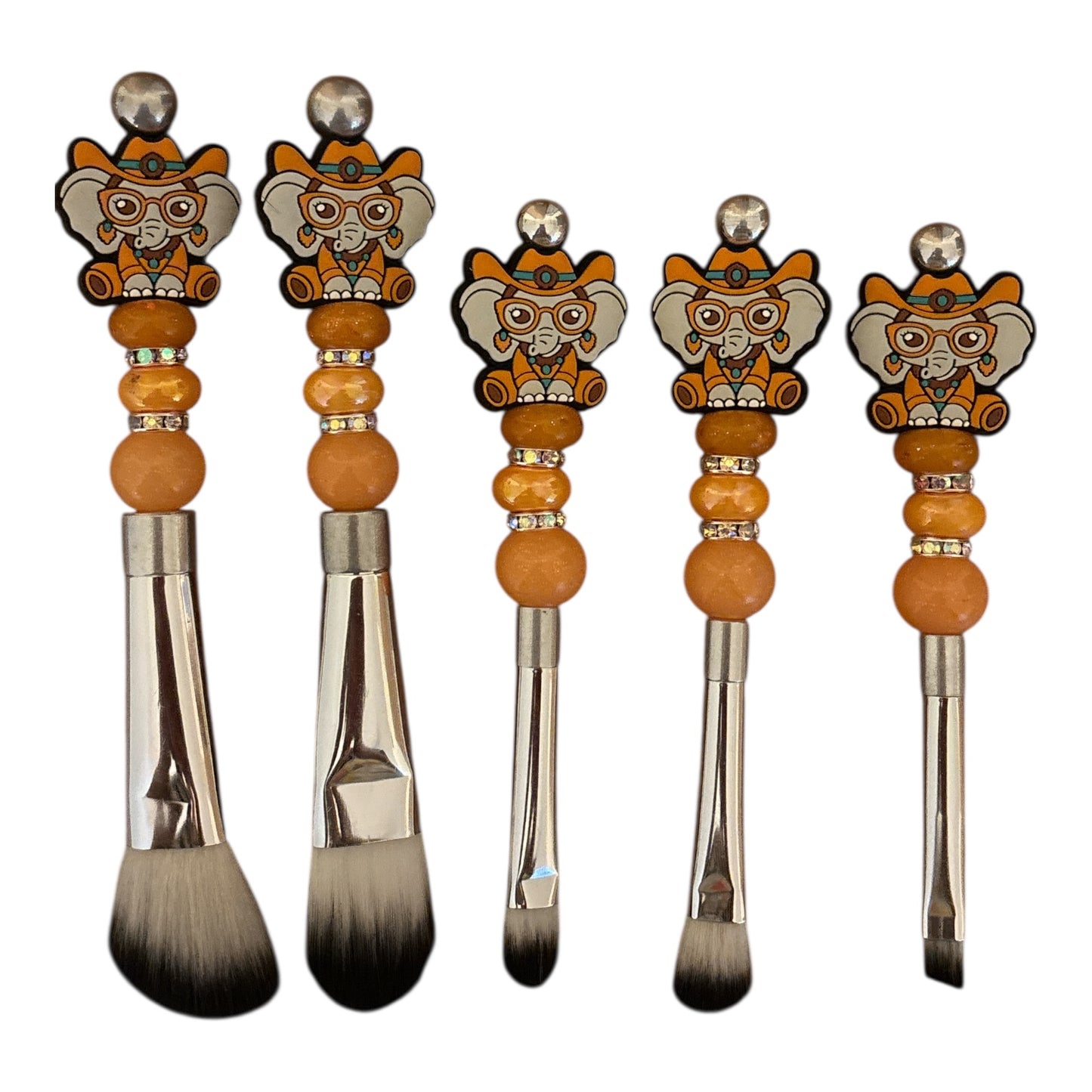 Beaded Makeup Brushes