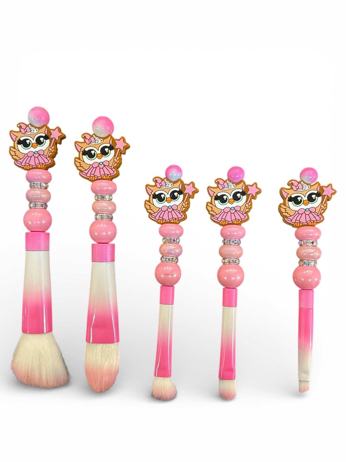 Beaded Makeup Brushes