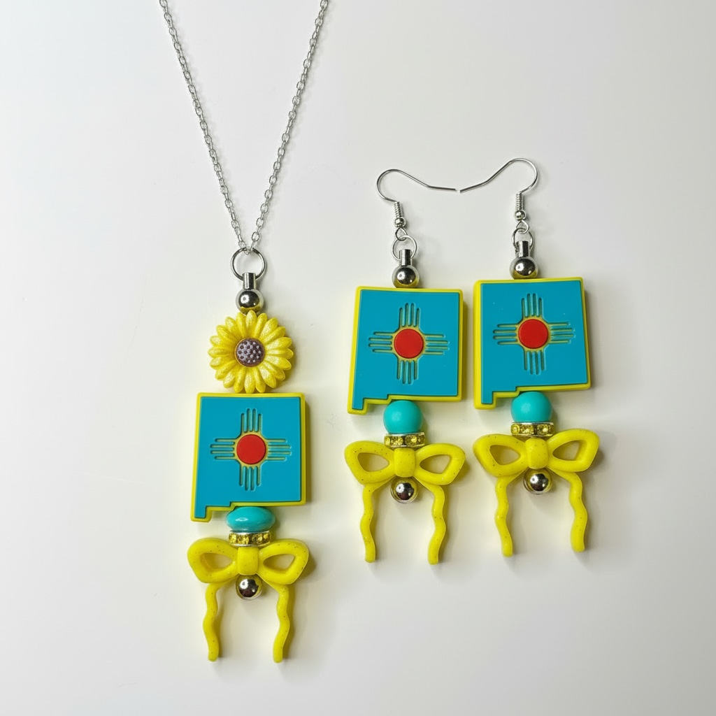 New Mexico Charm Jewelry Set