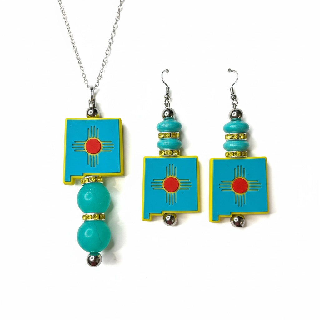 New Mexico Charm Jewelry Set
