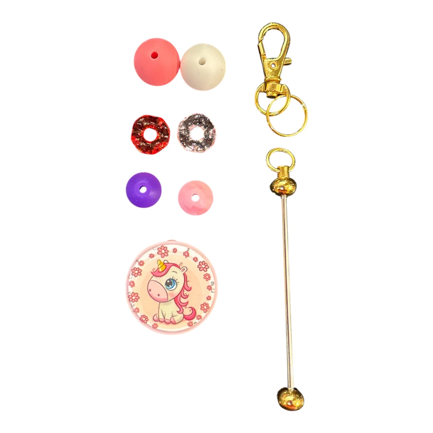 DIY Animal Charm Valentine Keychain Kits