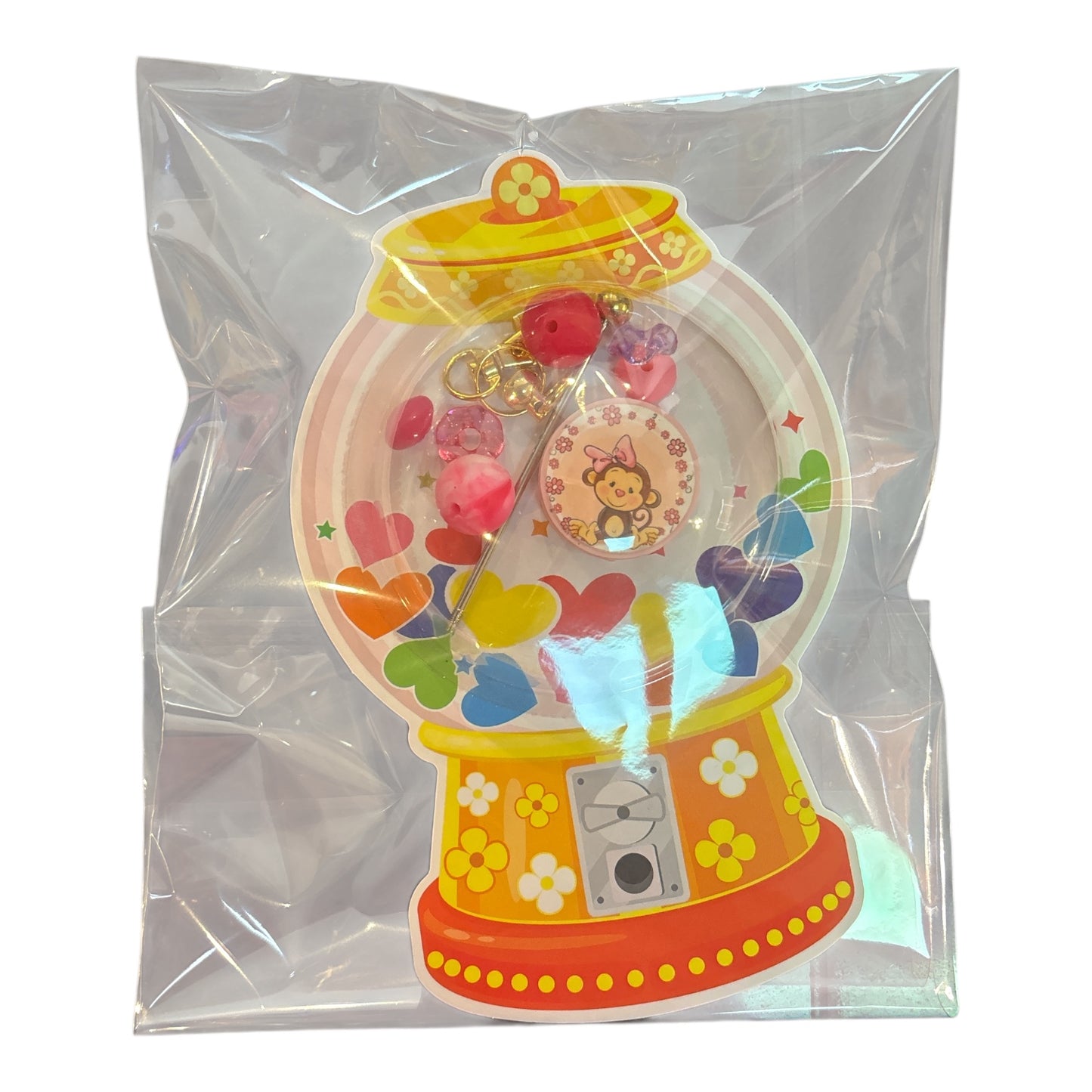 DIY Animal Charm Valentine Keychain Kits