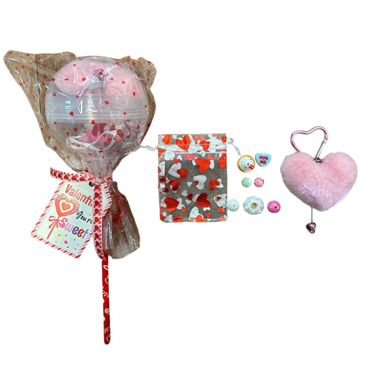 Premium DIY Beadable Valentine “Lollipop” Kits