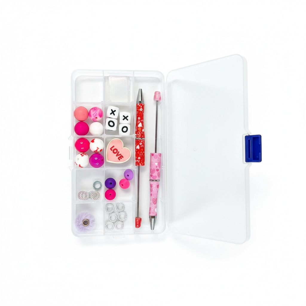 DIY Valentine Beadable Pen Kit — Shaken Not Stirred Edition