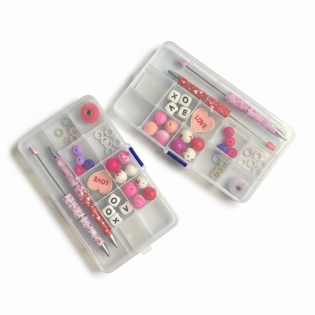 DIY Valentine Beadable Pen Kit — Shaken Not Stirred Edition