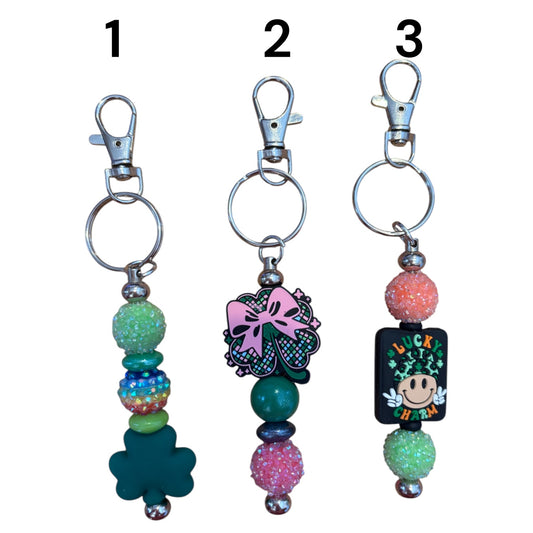 St. Patrick’s Day Beaded Keychains – Limited Edition