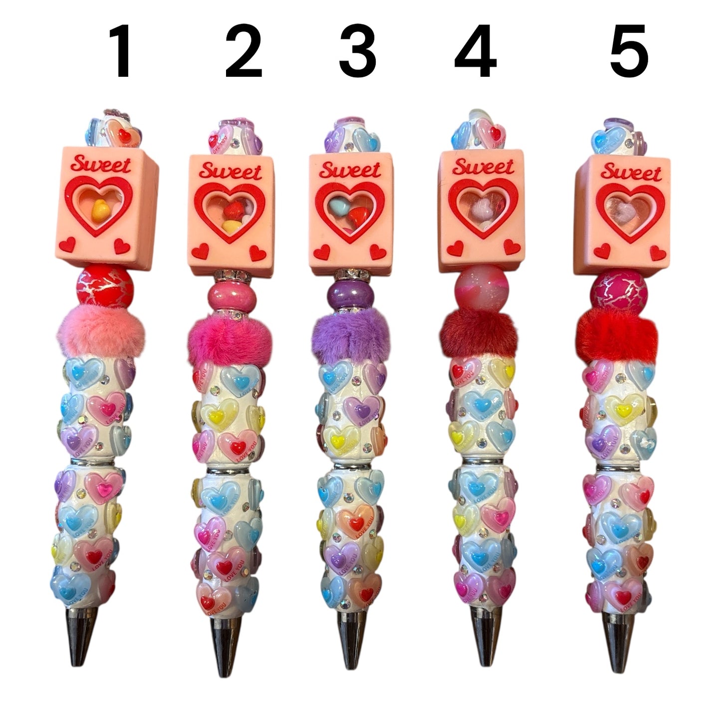 Sweetheart Beaded Pen Collection