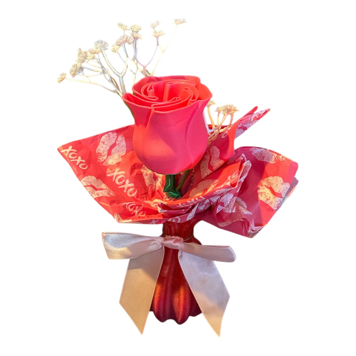 3D Printed Rose- Everlasting Bloom