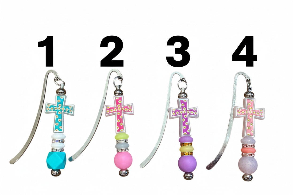Beaded Cross Bookmarks