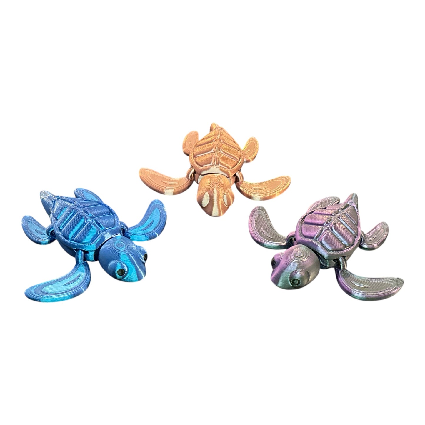 Articulated Sea Turtle – 3D Printed Flexi Fidget