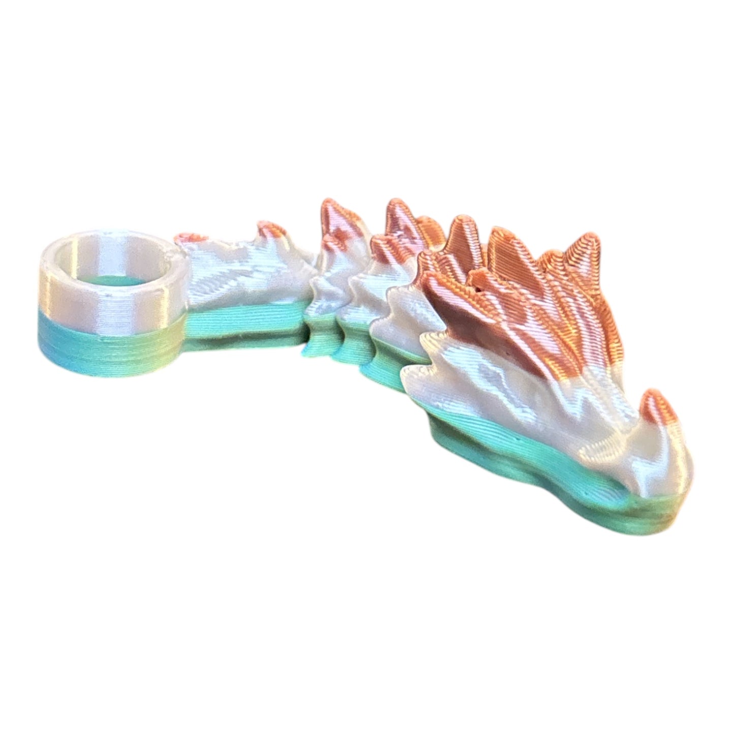 Articulating Dragon Straw Topper – 3D Printed