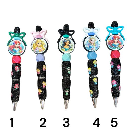 Fairytale Princess Rhinestone Pens