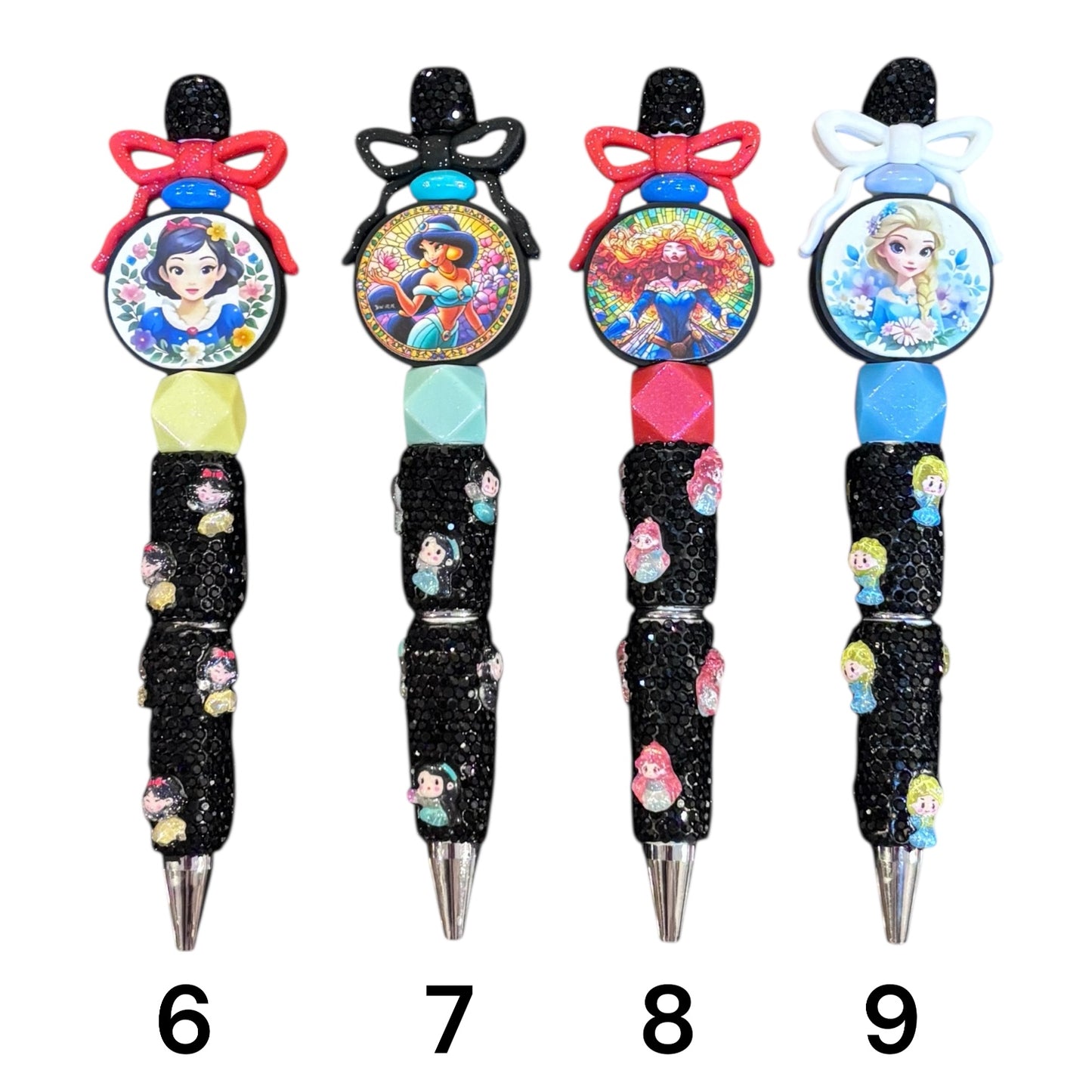 Fairytale Princess Rhinestone Pens