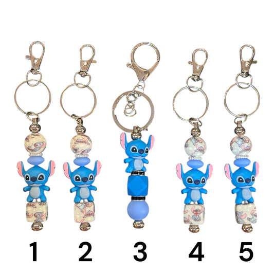 Intergalactic Cutie Beaded Keychain