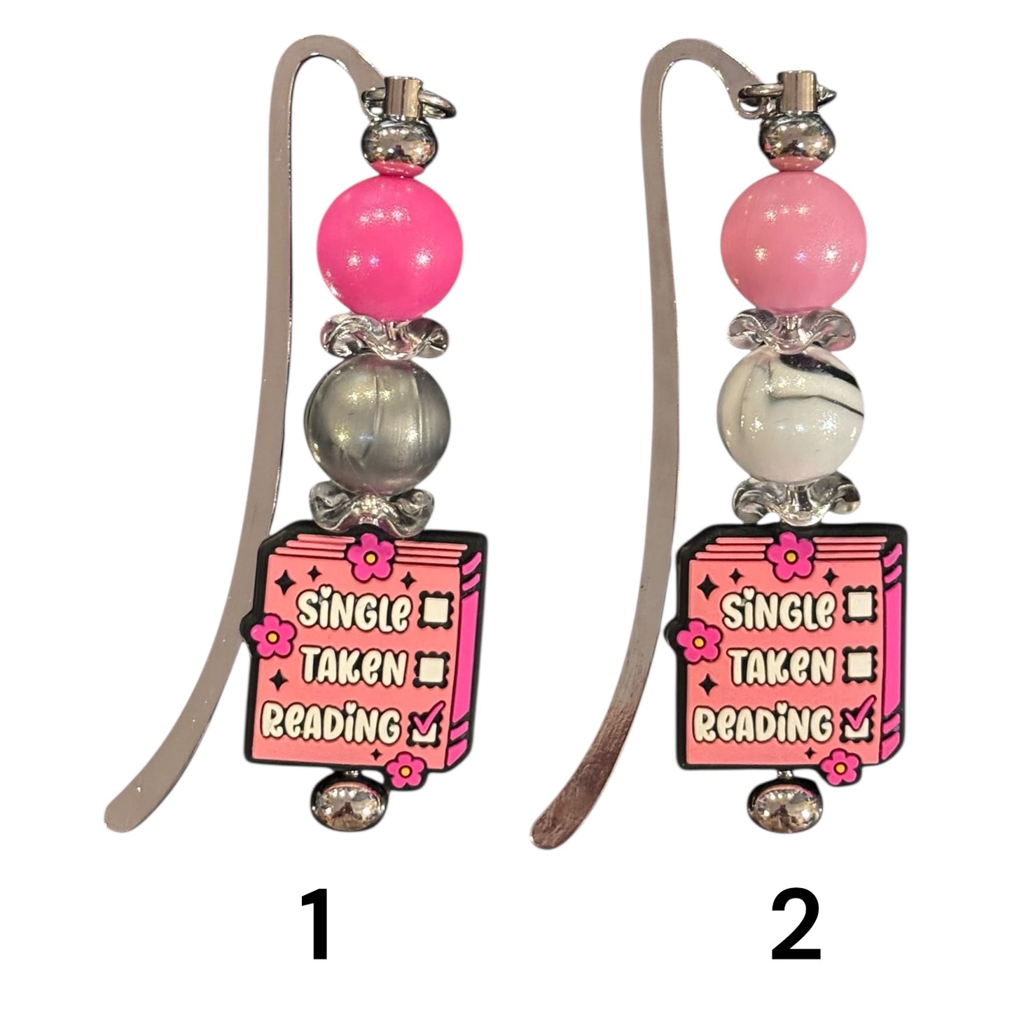 “Single, Taken, Reading” Bookmark