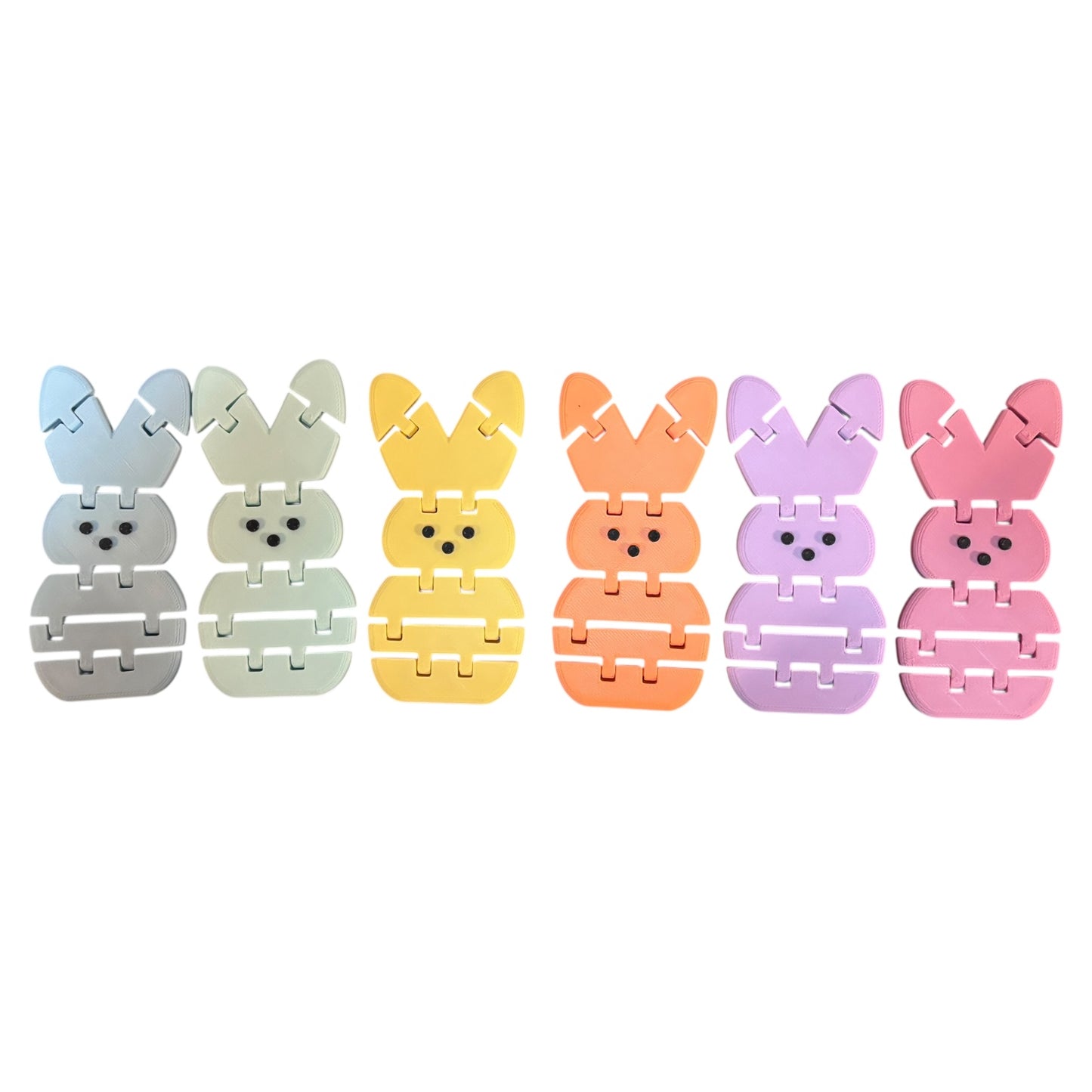 3D Printed Fidget Bunnies