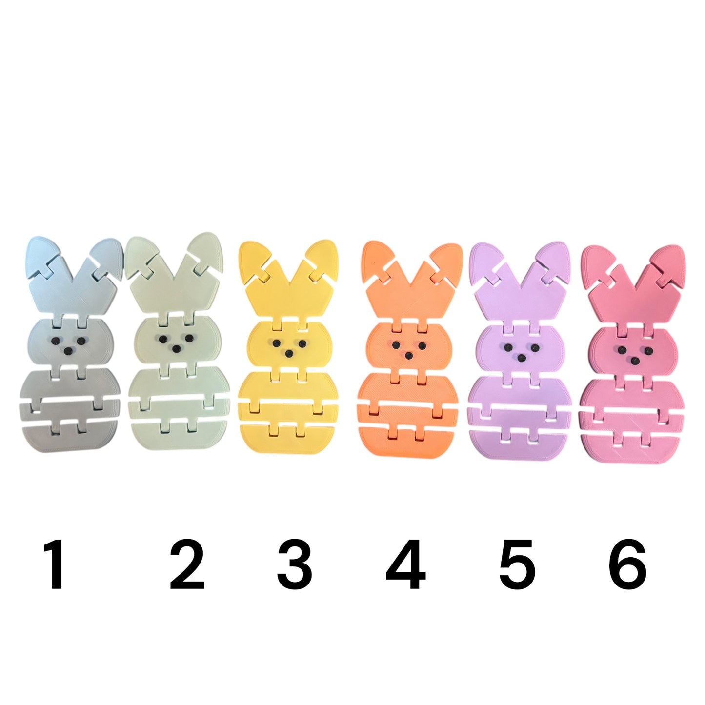 3D Printed Fidget Bunnies