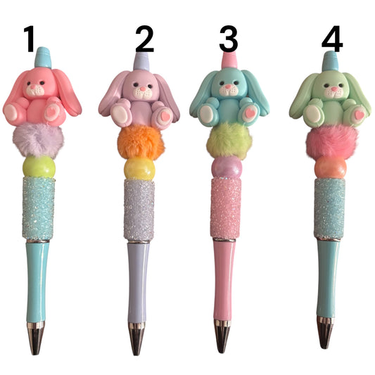 Bunny Beaded Sugar Pens