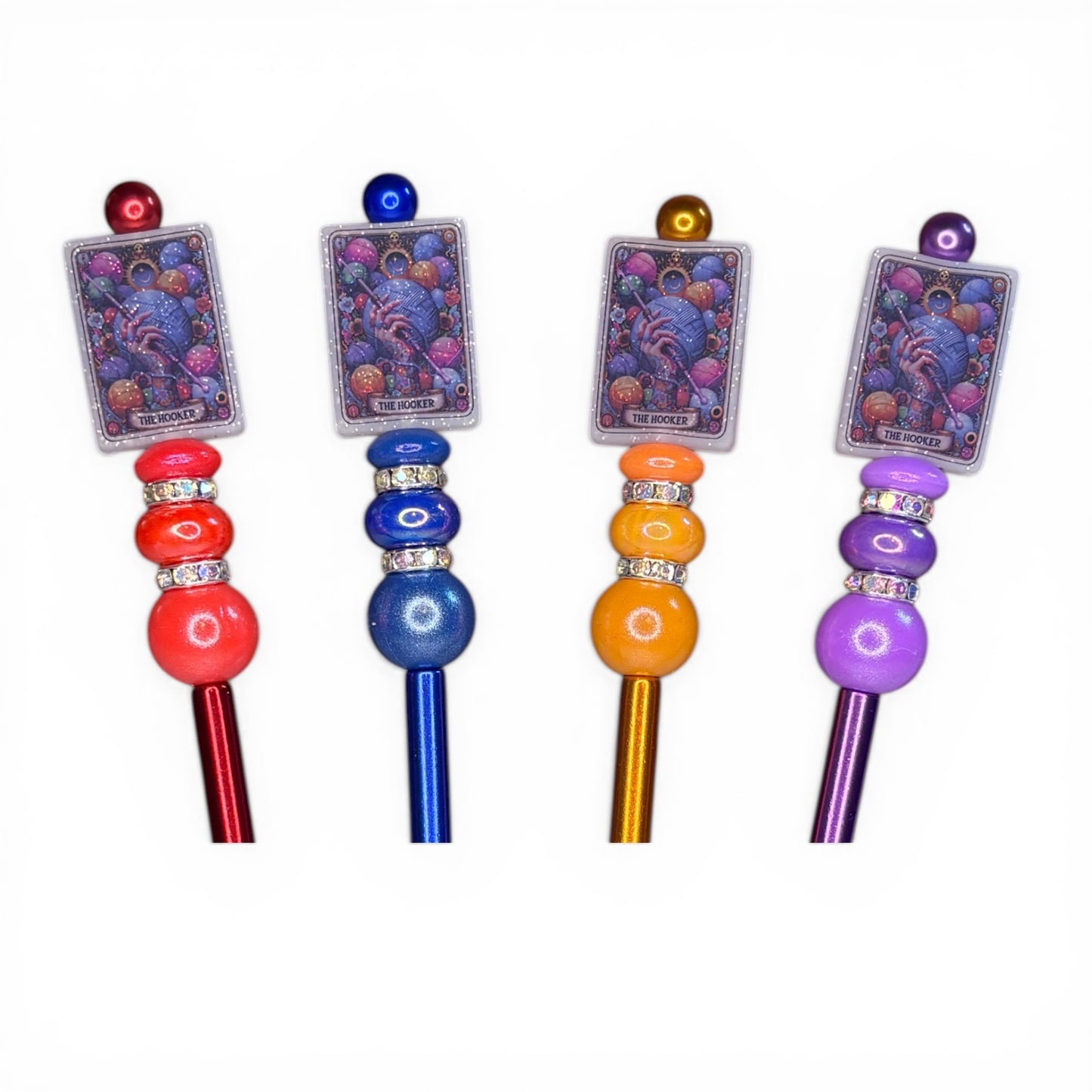 Beaded Crochet Hook – “The Hooker” Tarot Collection (6.0mm)