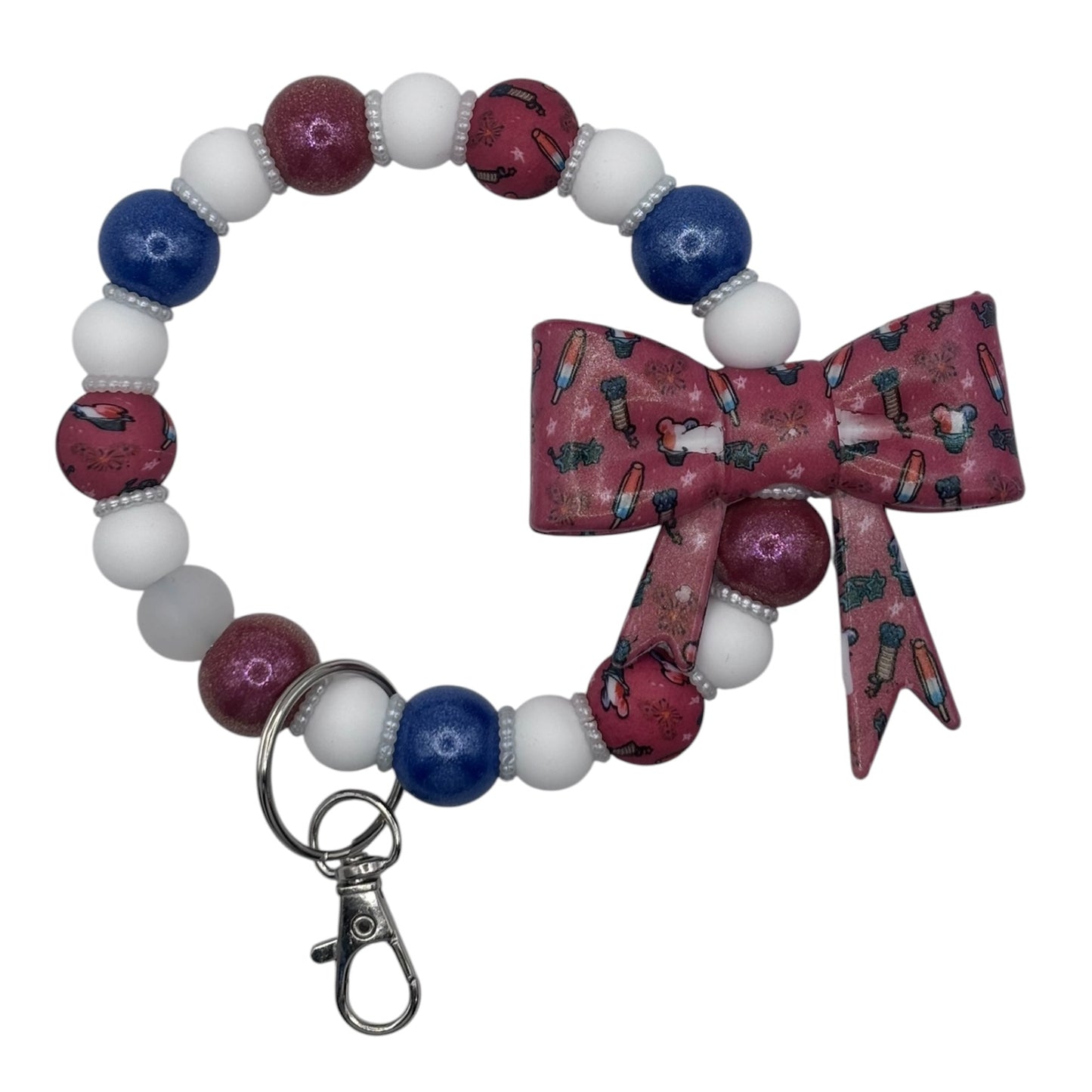 Stars, Stripes & Snow Cones Wristlet