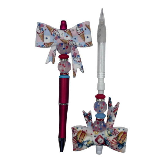Stars, Stripes & Scribbles Pen & Pencil Duo