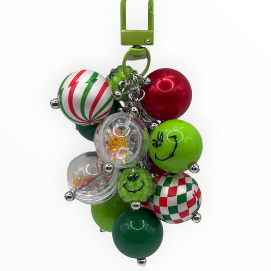Greenie Meanie Bag Charm/Bauble
